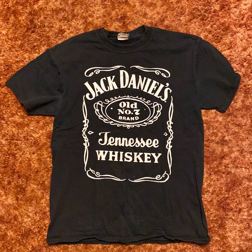 Vintage Black Jack Daniel’s T-Shirt. Size Medium